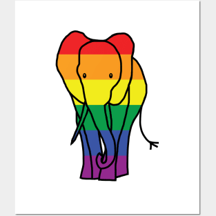 Pride Elephant Posters and Art